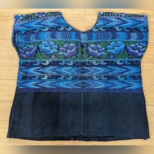 Huipil (blouse) from Guatemala, cotton, large